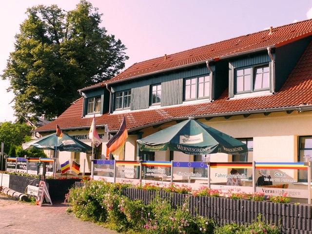 Landgasthof "Wirtshaus Zur Eibe" Jabel Buitenkant foto