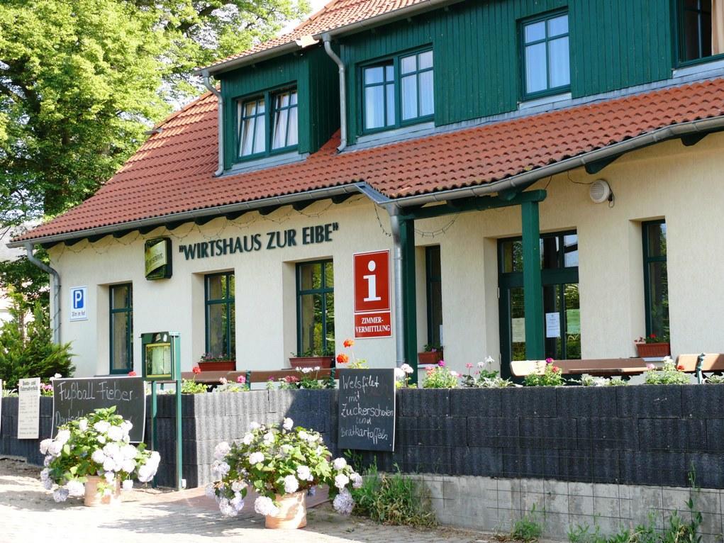 Landgasthof "Wirtshaus Zur Eibe" Jabel Buitenkant foto